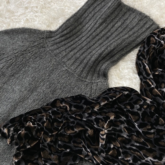 🆕 🐘 ZARA ANGORA BLEND LONG KNIT NWOT - Picture 2 of 4